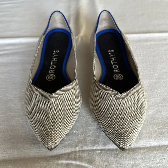 Rothy’s The Point Flax Birdseye 8.5 - Picture 7 of 9